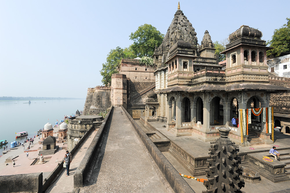 Il tempio dove si celebra il festival di Vijayadashami (Stefano Ember)