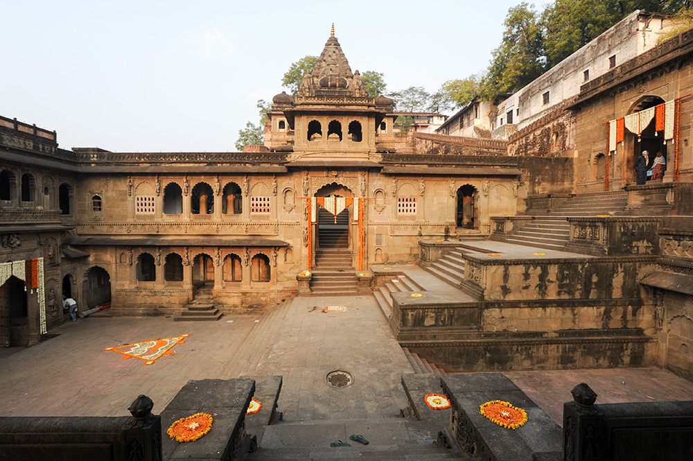Il tempio dove si celebra il festival di Vijayadashami (Stefano Ember)