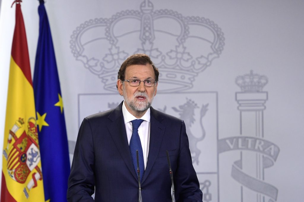 Il primo ministro spagnolo Rajoy ha usato molte armi in suo potere per ostacolare il referendum (AFP)