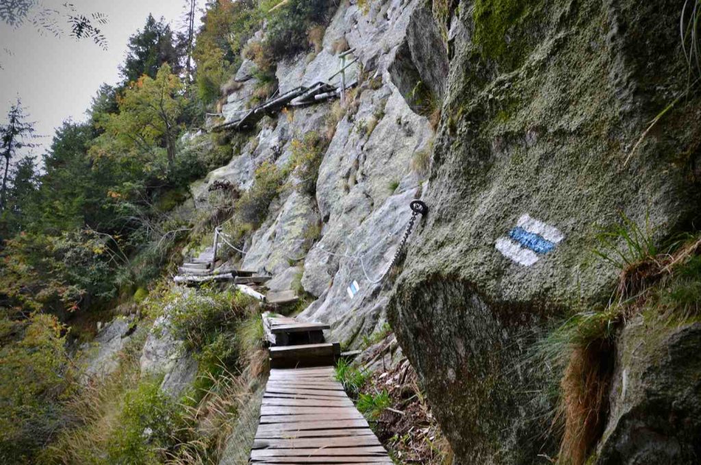 Le passerelle che facilitano l'ascensione