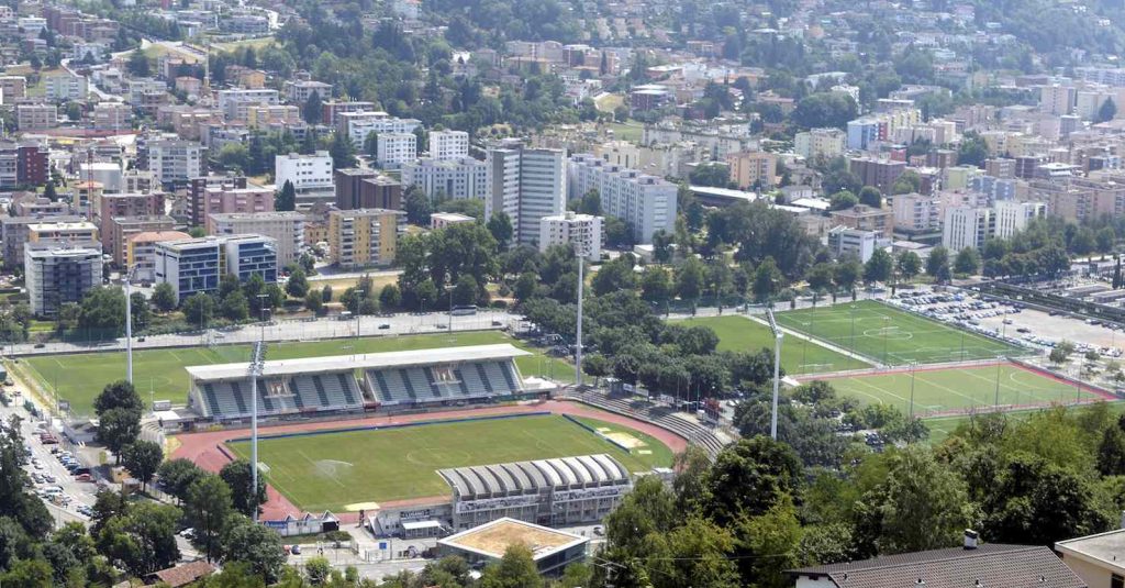 Lo stadio di Cornaredo (CdT - Maffi)