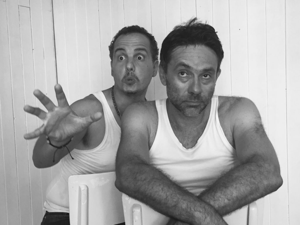 Roberto Albin ed Emanuele Santoro (da sin.), protagonisti di «Emigranti»