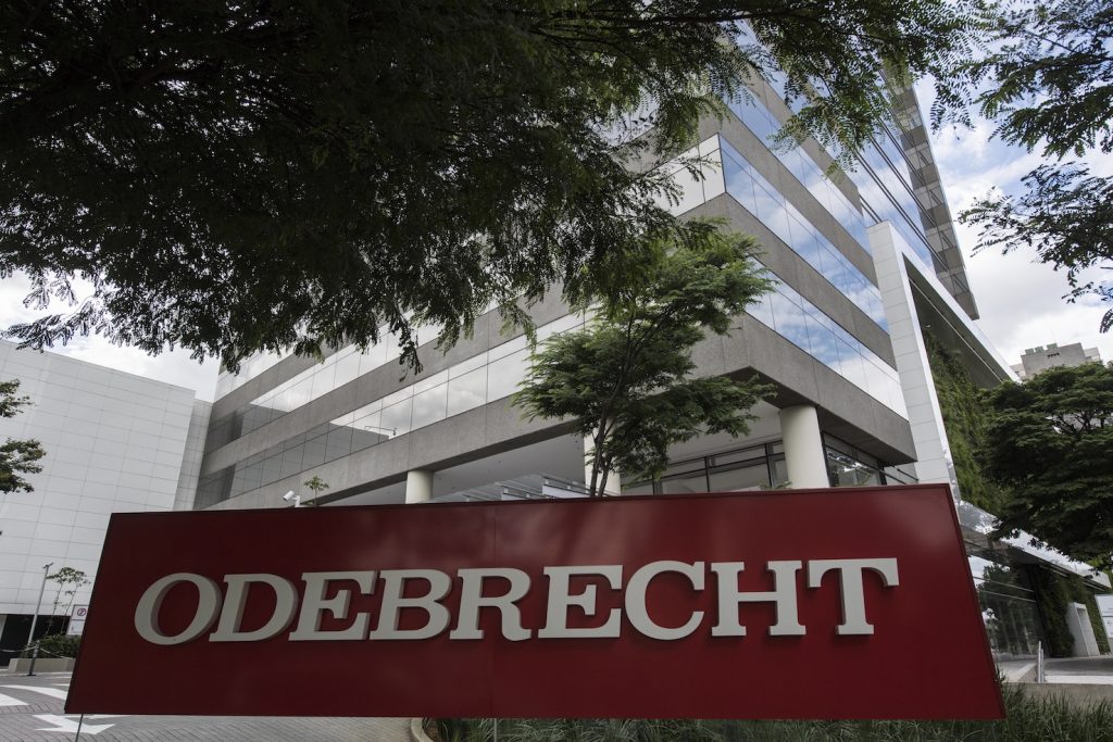 La sede della Odebrecht a San Paolo (AFP)