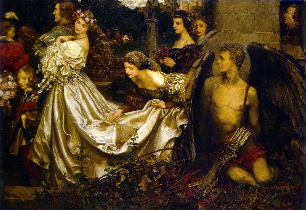 The uninvited guest, Eleanor Fortescue Brickdale (1906)