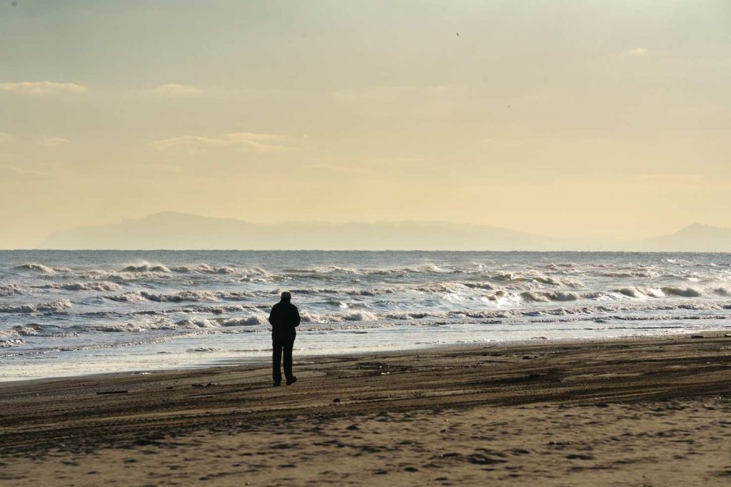 La spiaggia di Rimini