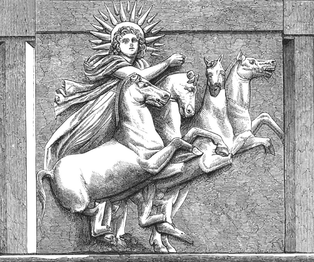 In epoca pagana il 25 dicembre si festeggiava la nascita del Sol invictus, rappresentato in questa antica incisione (Keystone)