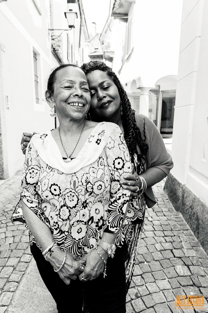 Nel 2016 a JazzAscona con la nipote Tanya (Alessio Pizzicanella)