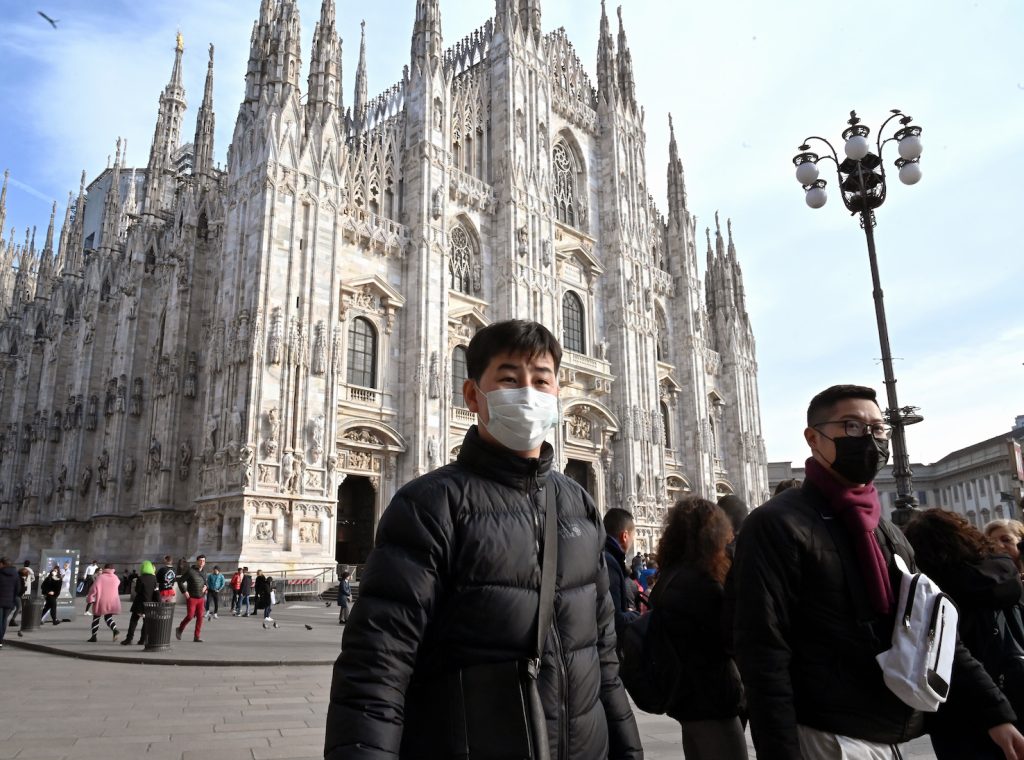 Il Duomo di Milano è stato chiuso ai turisti (AFP)