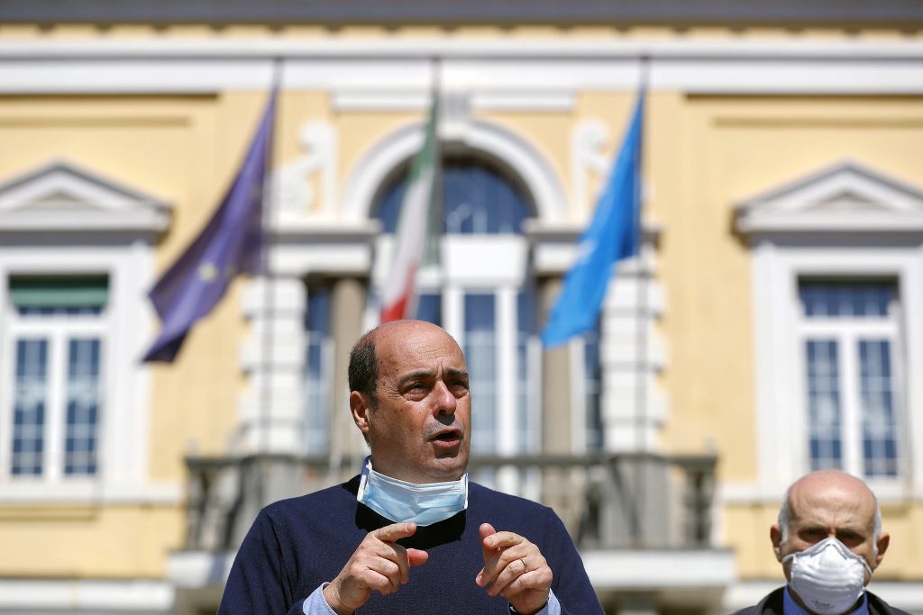 Il presidente della regione Lazio e leader dem Nicola Zingaretti (Keystone)