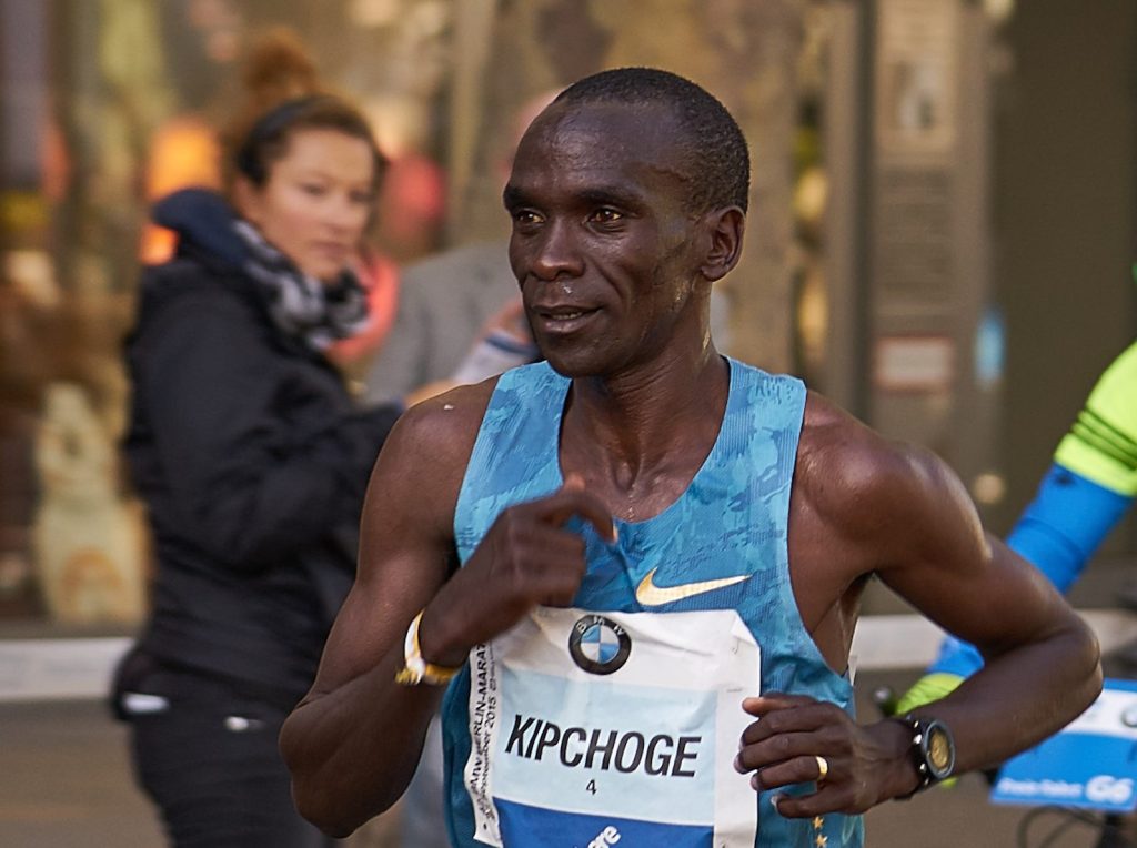 Il keniano Eliud Kipchoge (Denis Barthel)