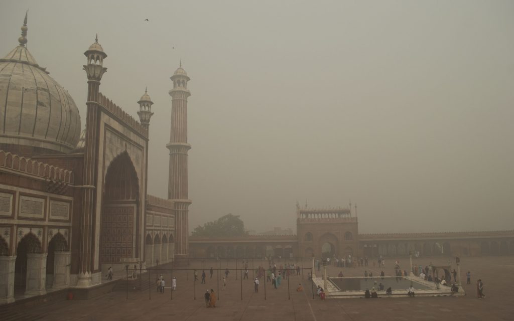 A Delhi la zona intorno alla Jama Masjid (AFP)