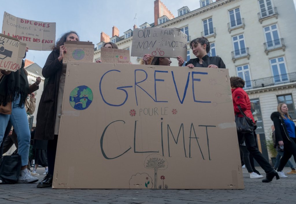 Il 15 marzo ci sarà lo sciopero globale per il futuro organizzato dalla attivista Greta Thunberg (AFP)
