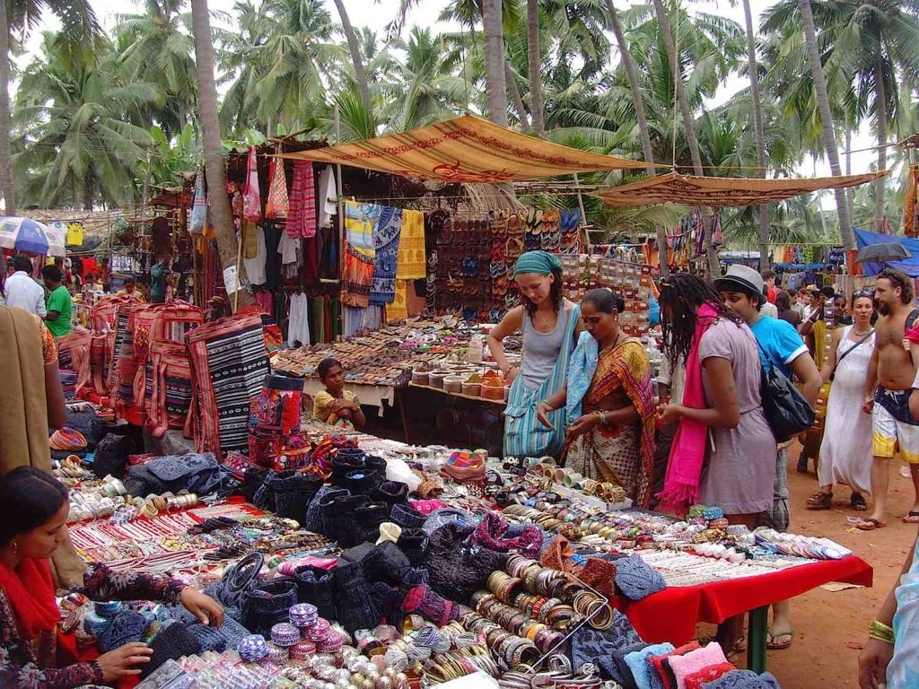 A Goa, l’Anjuna Hippie Markt (Klaus Nahr)