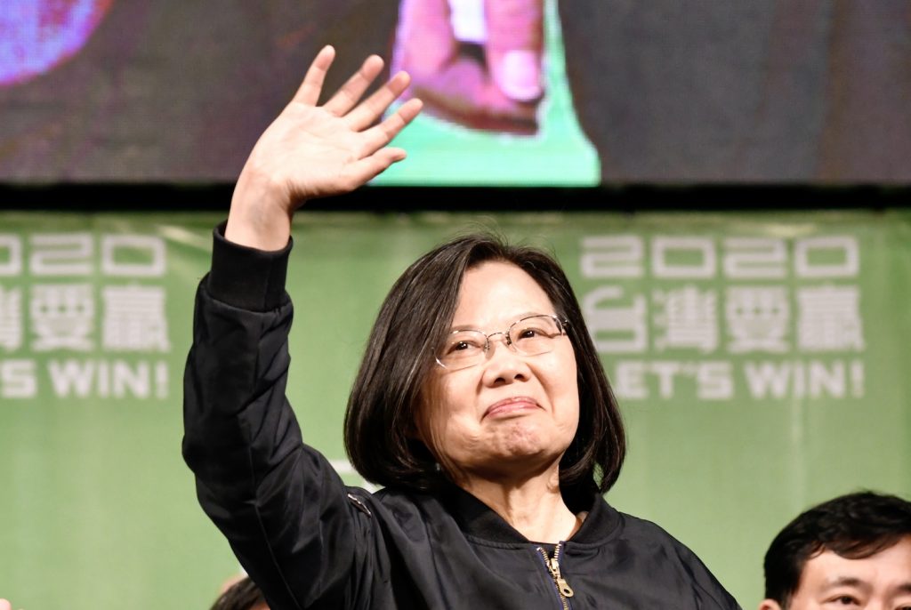 La linea dura con la Cina è valsa a Tsai Ing-wen un secondo mandato (AFP)