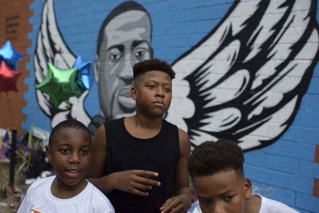 Un murale dedicato a George Floyd a Houston, Texas (AFP)