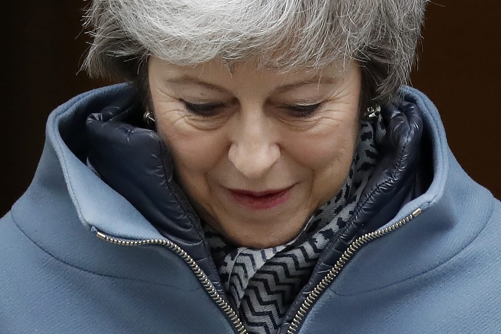 Theresa May, la premier inglese il cui percorso ormai da anni appare come un lento martirio pubblico (AFP)