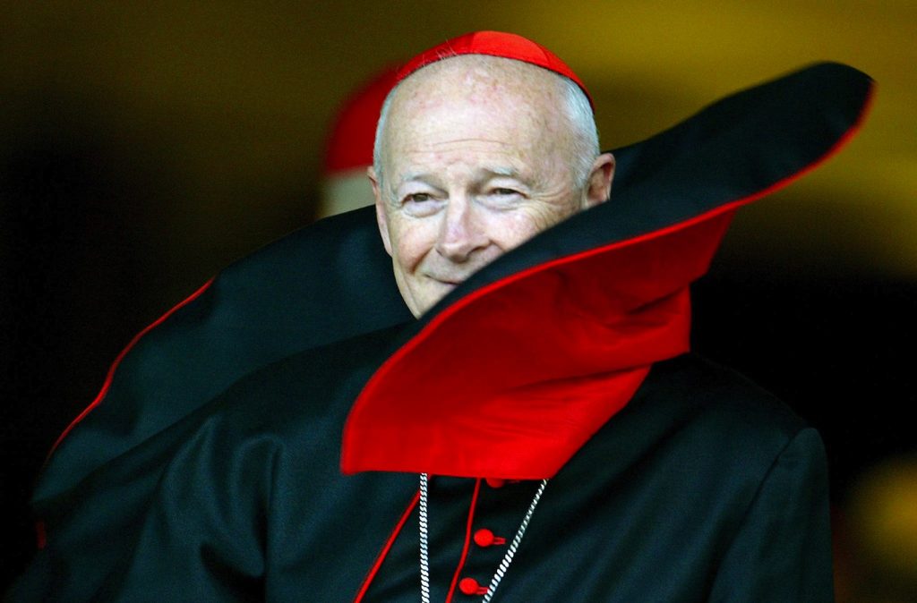 L’ex cardinale Theodore McCarrick’s a cui il Papa ha tolto la porpora (AFP)