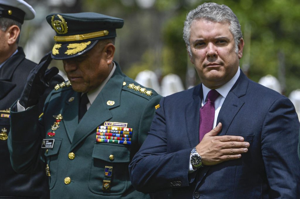 Il presidente colombiano Ivan Duque (AFP)