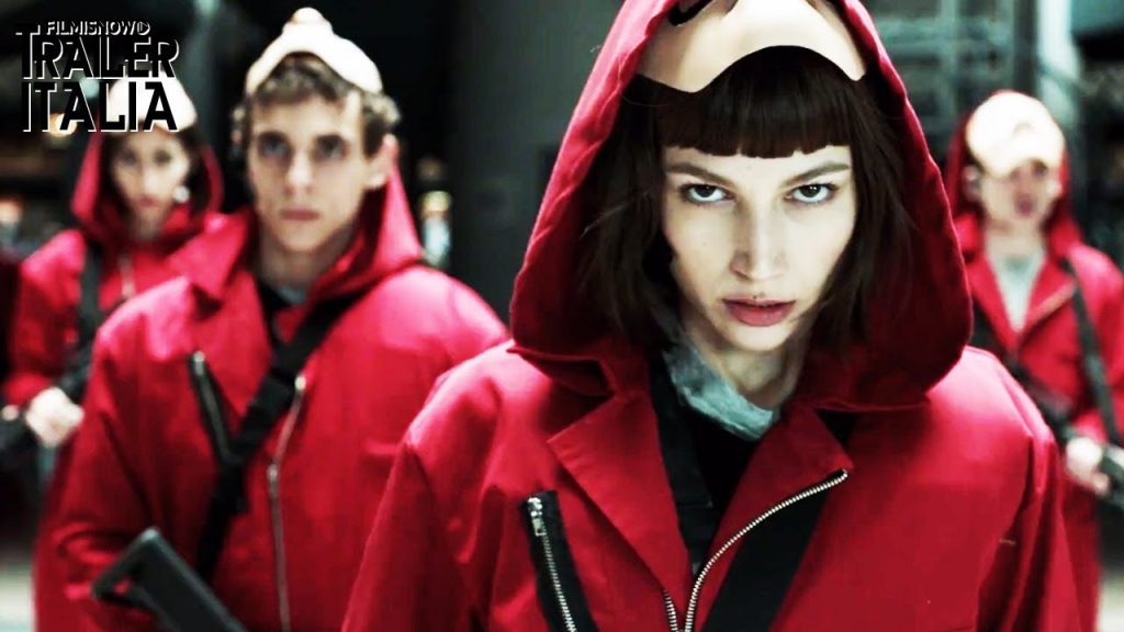 La casa di carta è in onda su Netflix (youtube)