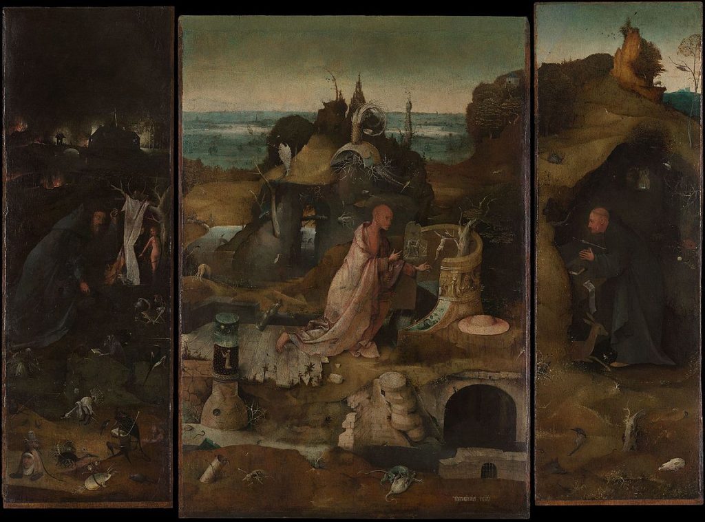 Jheronimus Bosch, Trittico dei santi Eremiti, 1493 ca. (© Archivio fotografico Gallerie dell’Accademia, Museo Naz. Gallerie dell’Accademia di Venezia)