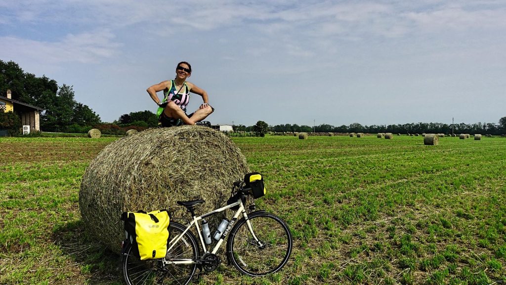 Balle di fieno tra Parma e Modena