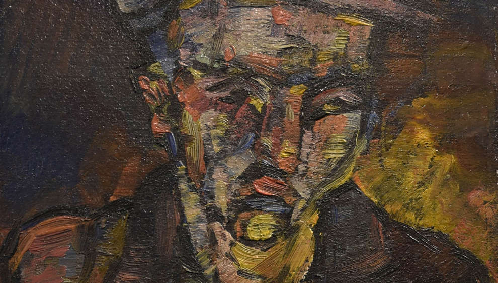 Jean Corty, Ritratto maschile, olio su tavola