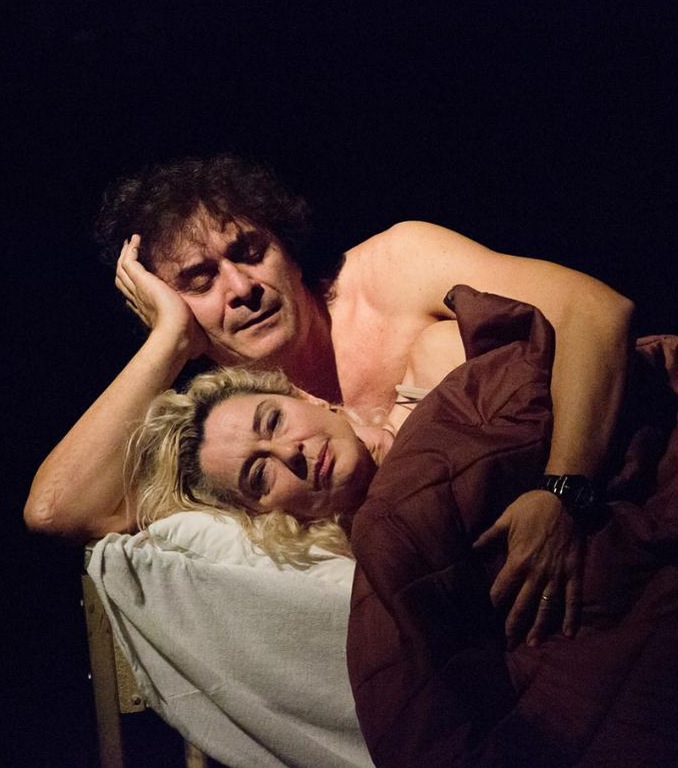 Monica Guerritore e Pietro Bontempo.