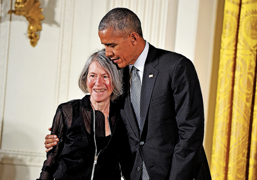 La poetessa riceve la Medaglia Nazionale delle Umanità alla Casa Bianca della (Keystone)