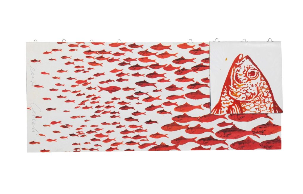 Enzo Cucchi, Mosaici, 1991, Cleto Polcina Edizioni, Roma - Philippe Daverio, Milano - Bernd Kluser, München, cm 21 x 49