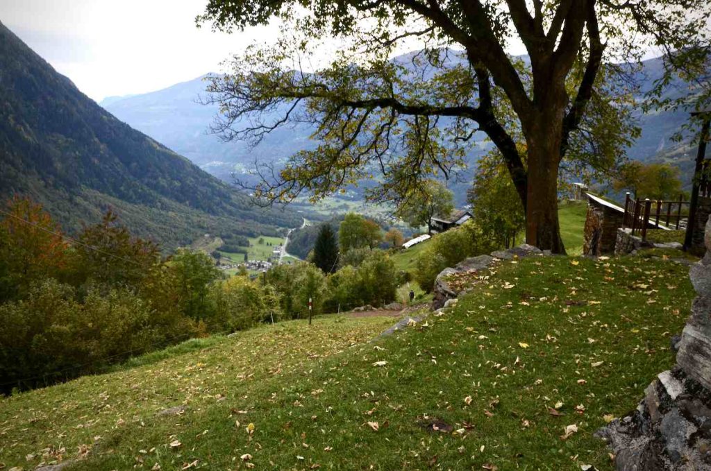 La valle vista dal Piano di Garè