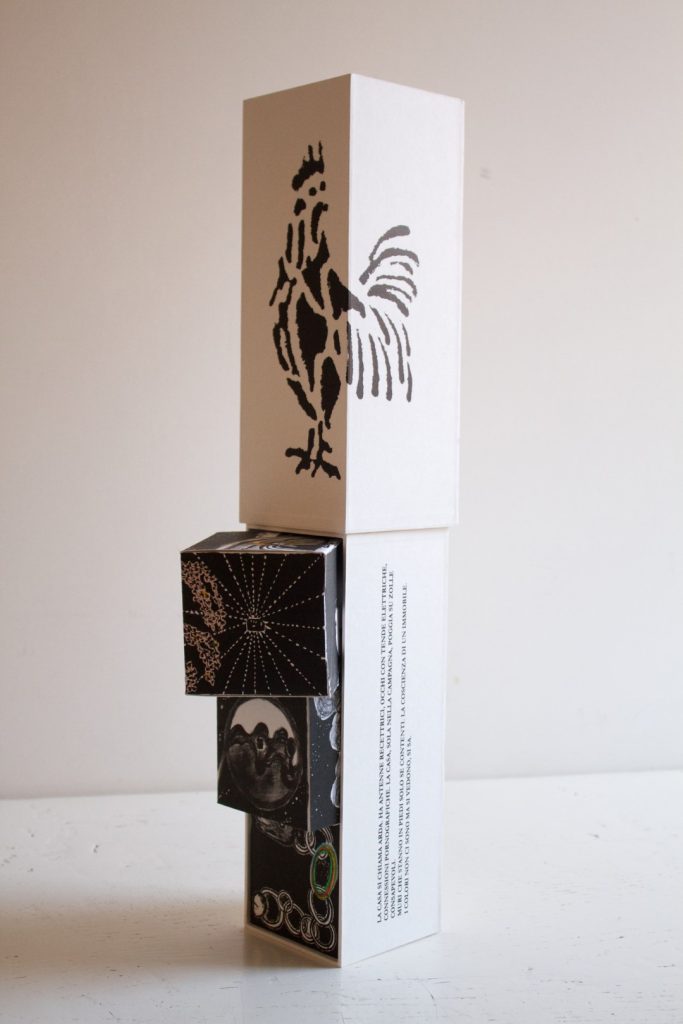 Enzo Cucchi, Prisca, 2012, litografia cm 12 x 12 x 32