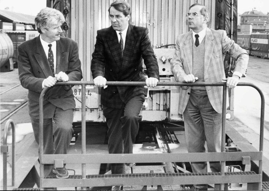 Benedikt Weibel, Adolf Ogi e Theo Allemann
