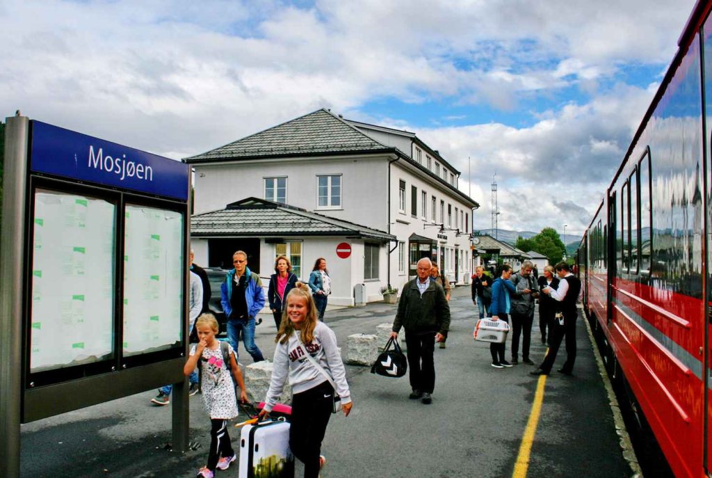 La stazione di Mosjoen