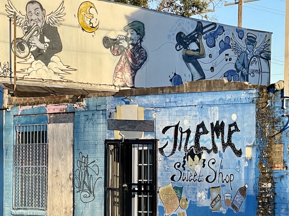 Murale nel quartiere di Tremè, a New Orleans