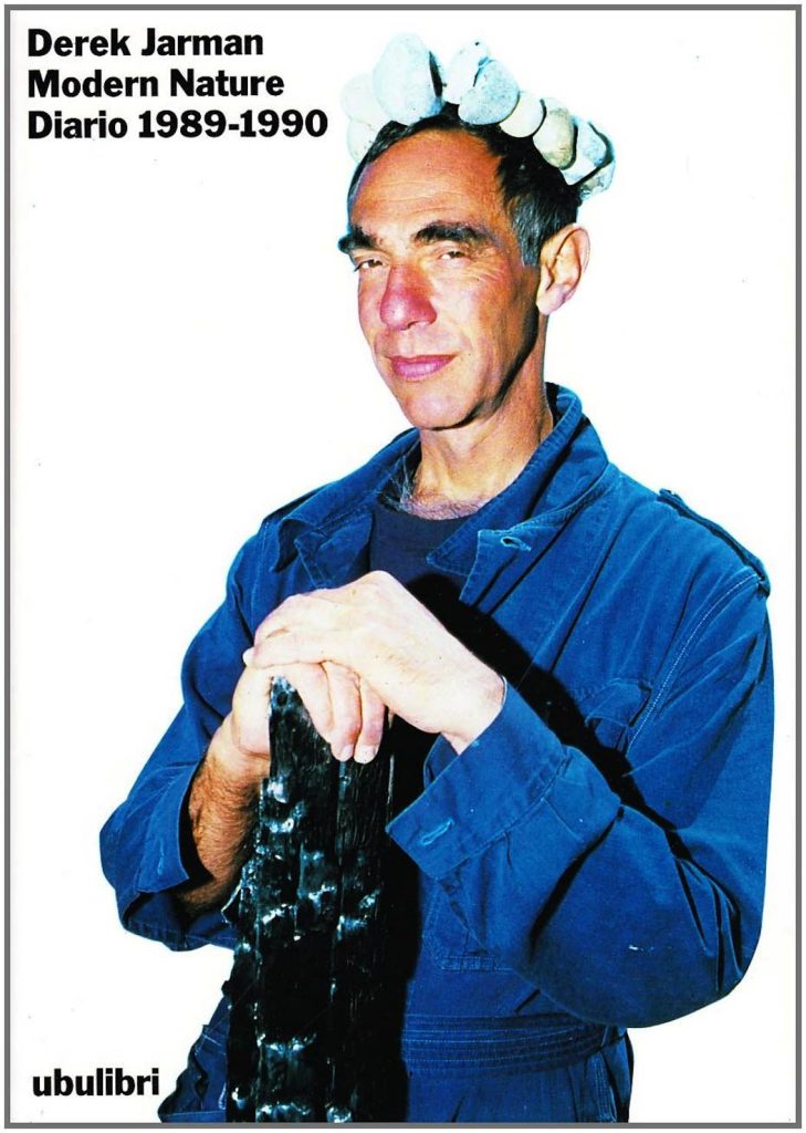 La copertina del libro «Modern Nature» di Derek Jarman. Il libro è di difficile reperibilità. 