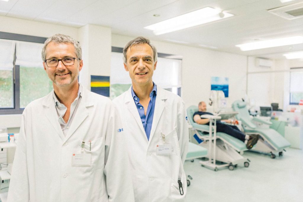 Mauro Borri e il dottor Stefano Fontana (Vincenzo Cammarata)