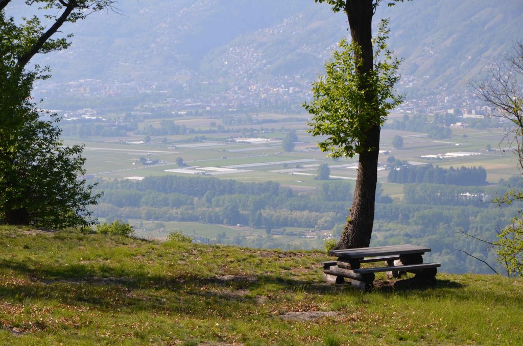 Vista verso il Piano di Magadino