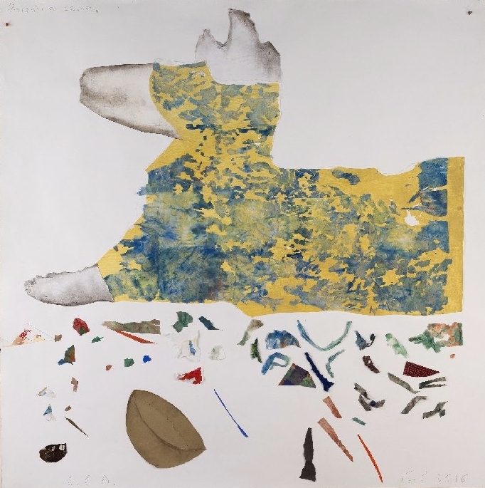 Attenti al cane, collage, 2016 (museoascona.ch)