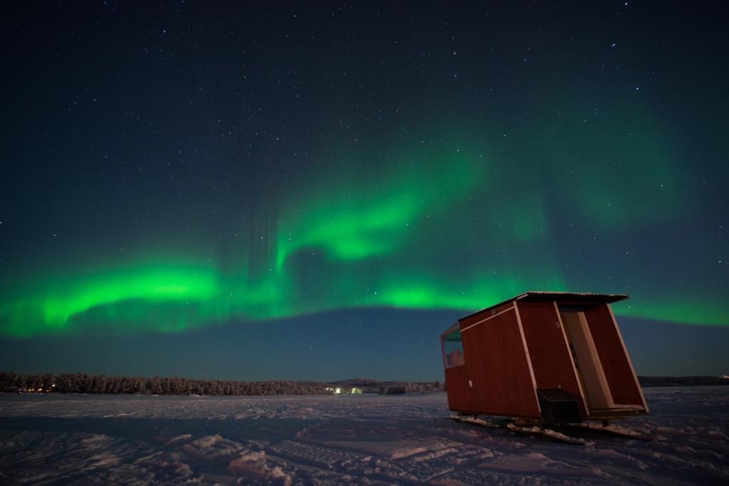 L’aurora boreale della Lapponia