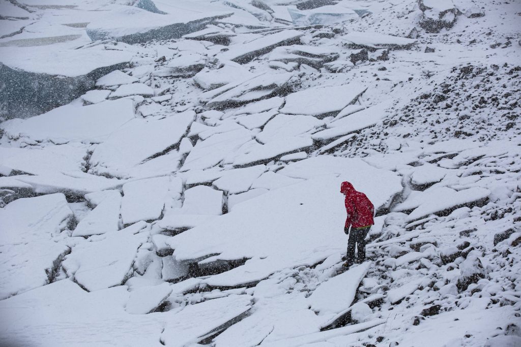 A temperature estreme, la superficie dei grandi laghi ghiaccia e crea banchise (Franco Banfi)