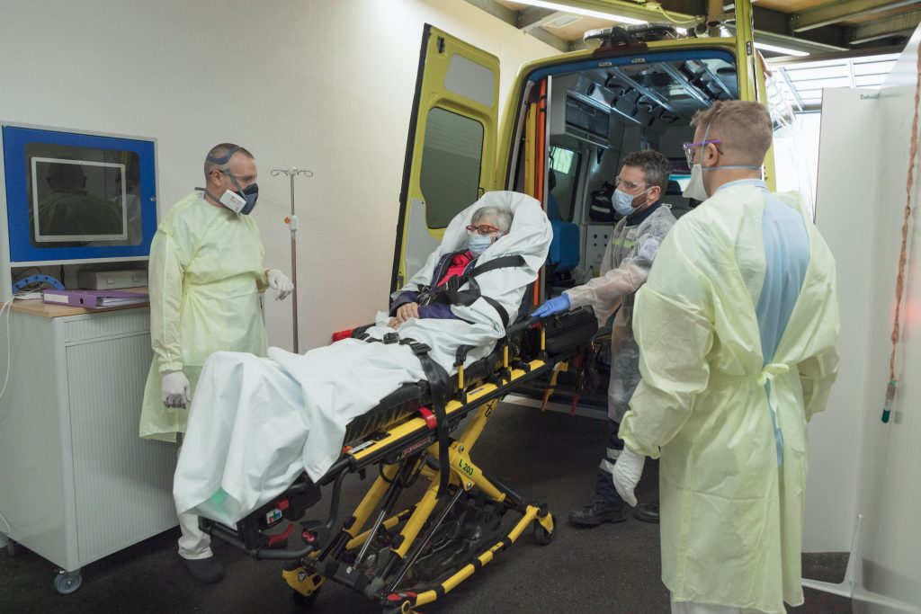 Arrivano nuovi pazienti, la struttura è ancora in grado di accoglierli (Didier Ruef)