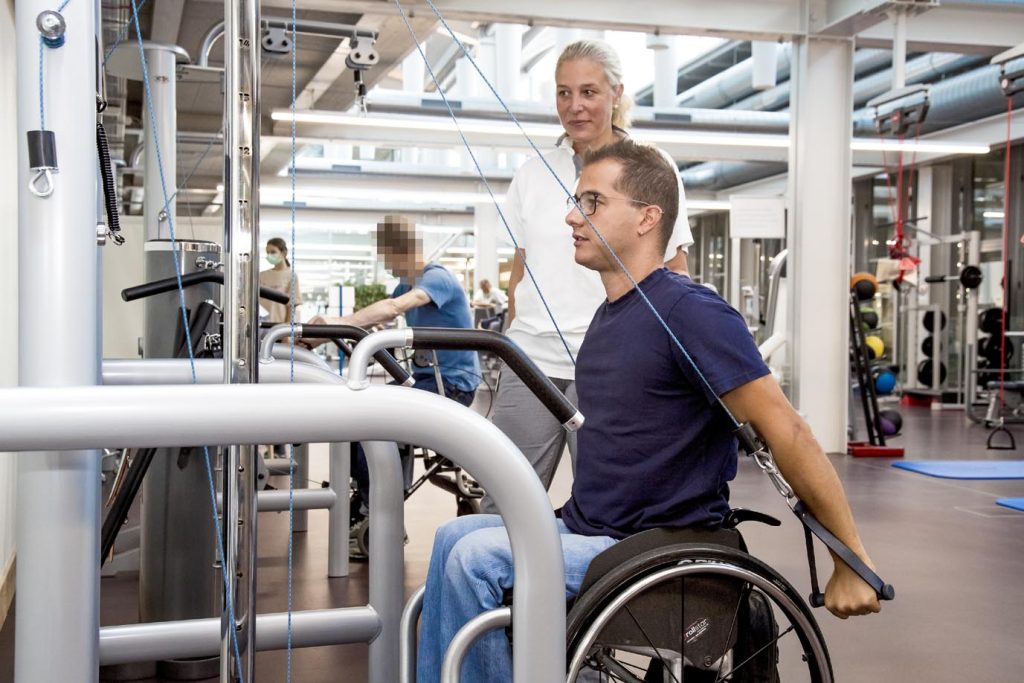 Christian Broggi durante la terapia (Stefano Spinelli)