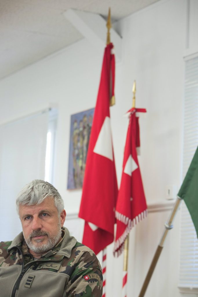 Il colonnello Nicola Guerini (Didier Ruef)