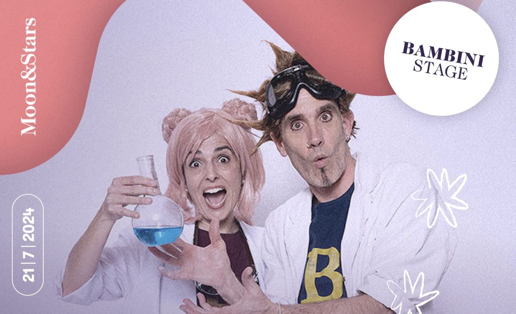 Il Professor e la Profesora Bummbastic porteranno in Piazza Magnolia uno science show spettacolare per tutti, in IT/DE