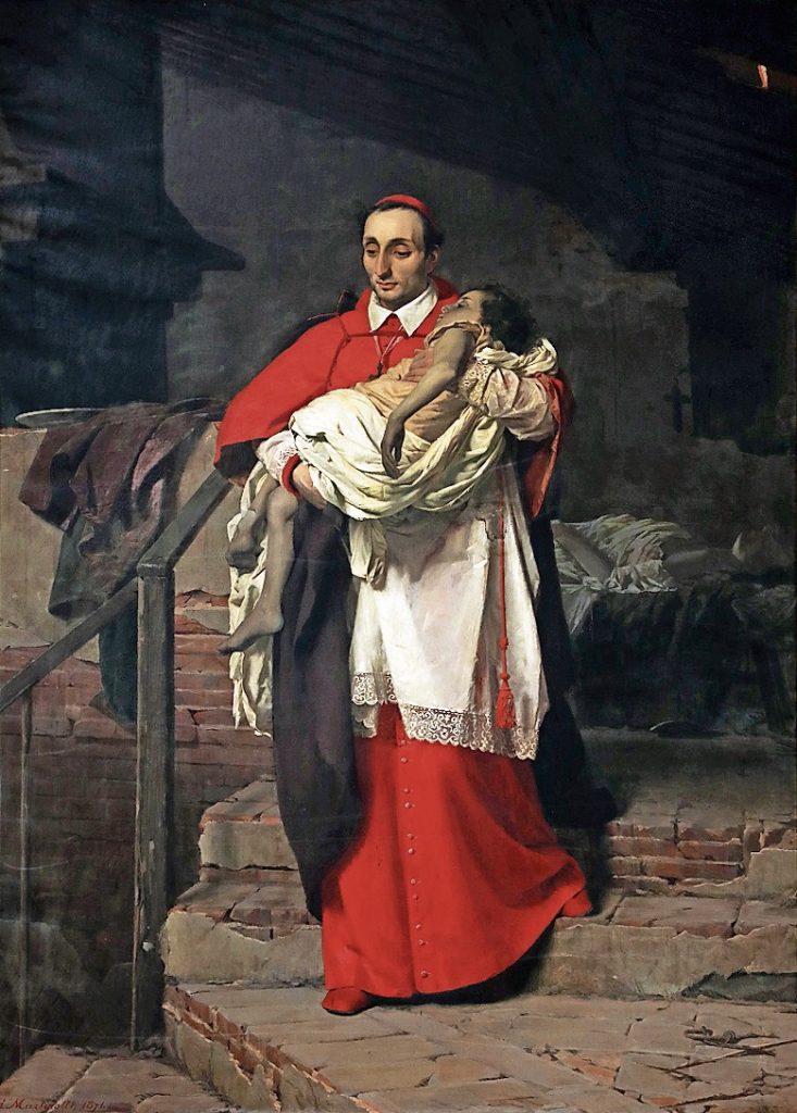Giacomo Martinetti, San Carlo Borromeo, 1871, Cernesio-Barbengo, Chiesa San Carlo