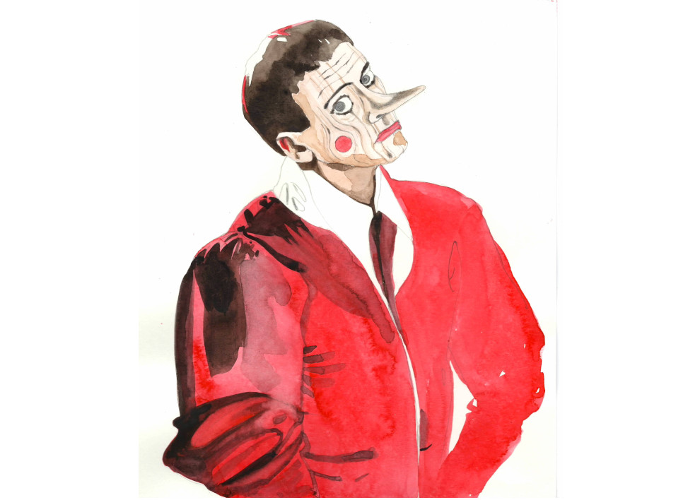 Carmelo Bene visto da Ledwina Costantini