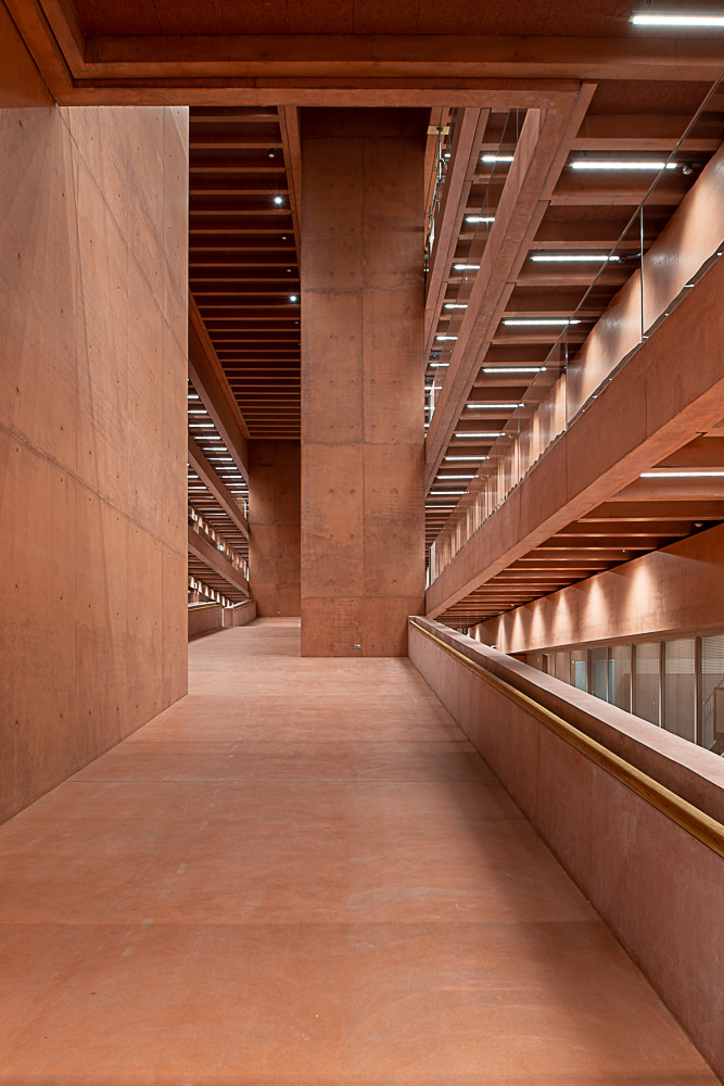 SUPSI Mendrisio, Vista dello spazio della promenade (SUPSI)