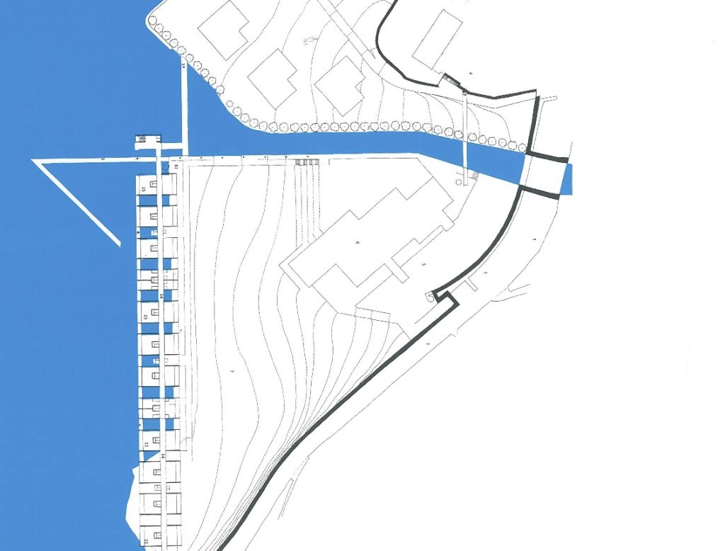 L. Snozzi, abitazioni a Brissago, 1972, alternativa ad un progetto, poi realizzato, di una società immobiliare (P.Disch, Luigi Snozzi, ADV Publishing House)