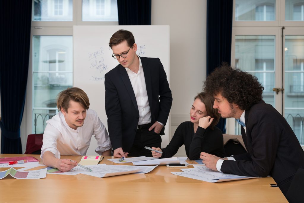 Da sinistra a destra: Maximilian Stern, Danny Bürkli, Alenka Bonnard, Nicola Forster