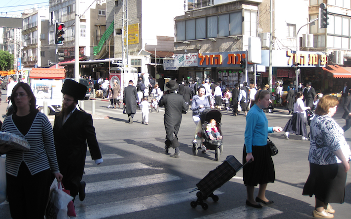Quartiere haredi a Bnei Brak, Israele (Keystone)